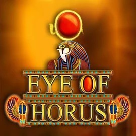 Eye of Horus slot logo by RTG (Reel Time Gaming) at Pelipeto Casino