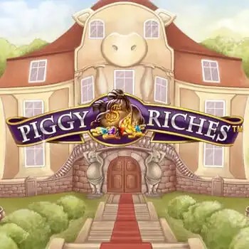 Slots logo of Piggy Riches from NetEnt at Pelipeto Casino